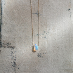 namida : Water Opal -s2（necklace）ウォーターオパール 5枚目の画像