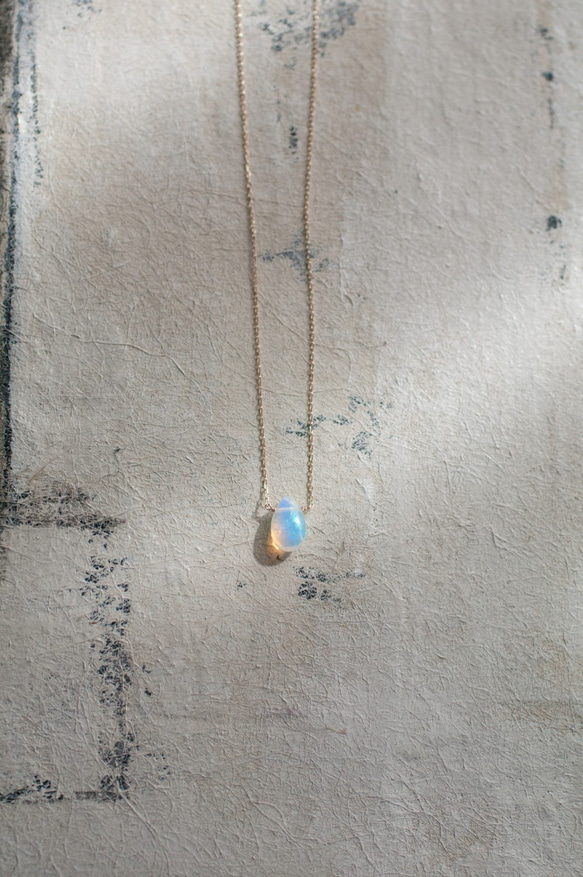 namida : Water Opal -s2（necklace）ウォーターオパール 5枚目の画像