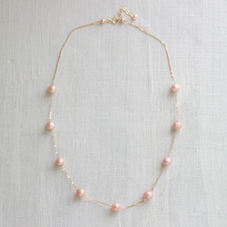 ご予約品 Gray Pearl Princess & Pink Pearl Princess（necklace） 2枚目の画像