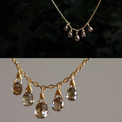 tsubu : Brown Diamond（necklace） ブラウンダイヤモンドのネックレス 3枚目の画像