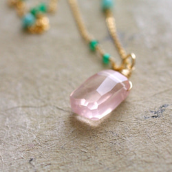 Rose Quartz（charms）2  ラフカットのローズクォーツのチャーム 4枚目の画像