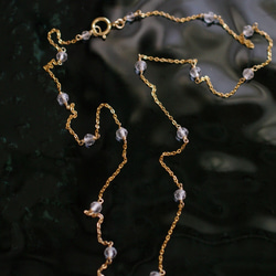 長さ選択式：40/50/60 chain : WhiteTopaz（necklace） ホワイトトパーズのネックレス 7枚目の画像