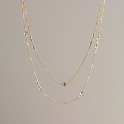 長さ選択式：40/50/60 chain : Smoky Quartz（necklace）スモーキークォーツのネックレス 3枚目の画像