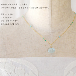 長さ選択式：40/50/60 chain : Smoky Quartz（necklace）スモーキークォーツのネックレス 7枚目の画像