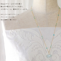 長さ選択式：40/50/60 chain : Smoky Quartz（necklace）スモーキークォーツのネックレス 9枚目の画像