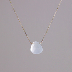 namida : white Moonstone（necklace） ホワイトムーンストーンのネックレス 1枚目の画像