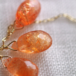 tsubu : Sunstone（necklace） サンストーンのネックレス 7枚目の画像