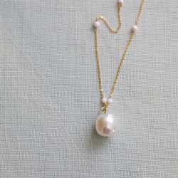 Pearl b (charms) 圓形珍珠吊飾 第8張的照片