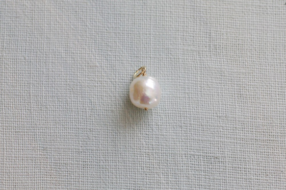 Pearl b (charms) 圓形珍珠吊飾 第9張的照片