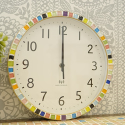 送料無料】明智光秀 家紋壁掛け時計【桔梗】戦国 戦国武将シリーズ