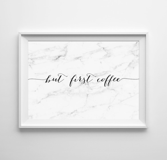 coffee marble カスタマイズ可能な商品です ポスター 絵画 poster 1枚目の画像