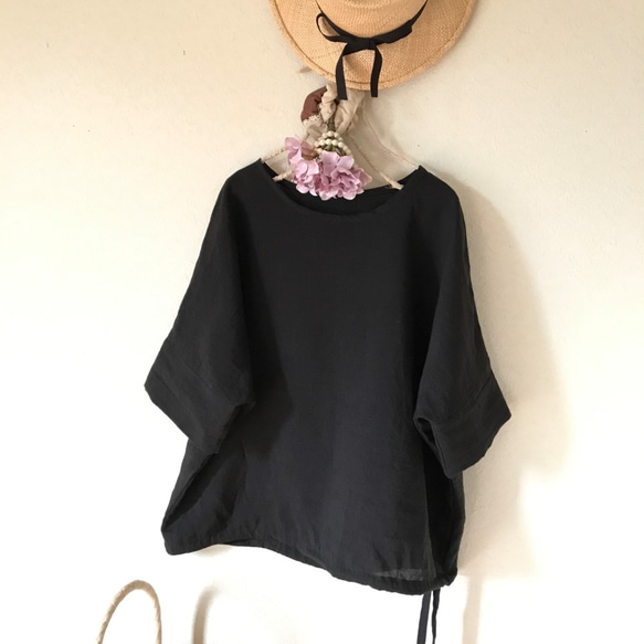 ⭐️リネン⭐️シンプルシャツ⭐️ベルギーリネン⭐️ 3枚目の画像