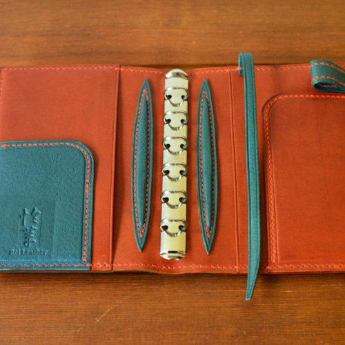 システム手帳 ミニ6穴サイズ カワセミ 革せみ手帳 手帳 ReiLeather