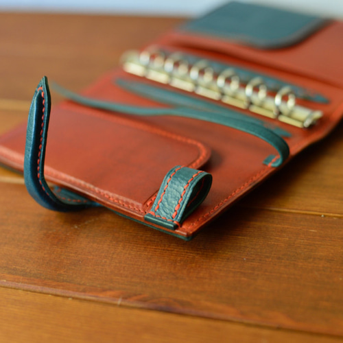 システム手帳 ミニ6穴サイズ カワセミ 革せみ手帳 手帳 ReiLeather