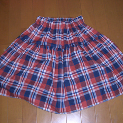 ギャザーたっぷり２段スカート 2枚目の画像