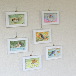 水彩画日本の鳥シリーズ　すずめ　3 3枚目の画像