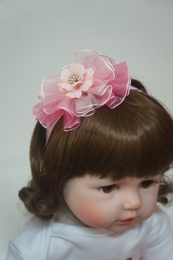 Avondream時尚髮飾-G4-寶寶兒童幼兒嬰兒髮帶-髮夾髮束髮箍髮帶彌月禮盒禮物 第5張的照片