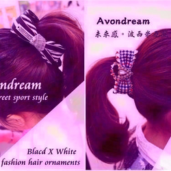 Avondream時尚髮飾-B1-大香蕉夾 hair ornaments  ヘアピン アクセサリー  (台湾)- (M) 第2張的照片