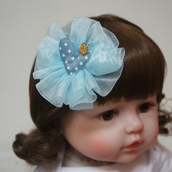 Avondream時尚髮飾-G1-寶寶兒童幼兒髮夾-髮夾髮束髮箍髮帶彌月禮盒禮物 愛心 第1張的照片