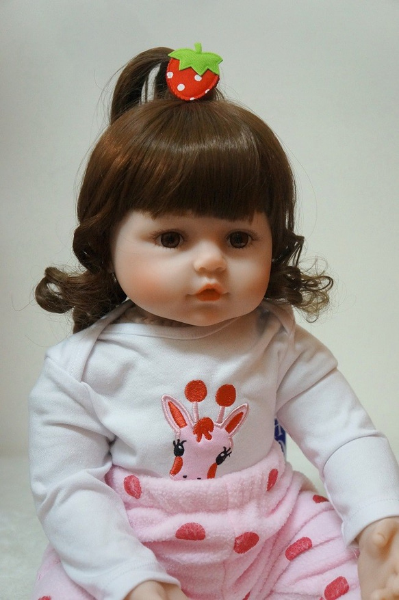 Avondream時尚髮飾-G1-寶寶兒童幼兒嬰兒髮夾-髮夾髮束髮箍髮帶彌月禮盒禮物  草莓 第2張的照片