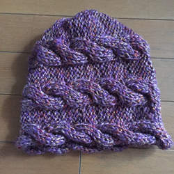 手編み帽子 1枚目の画像