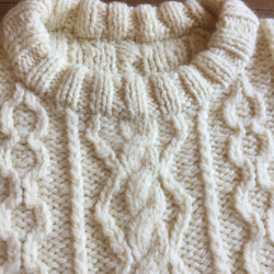 手編みメンズセーター 4枚目の画像