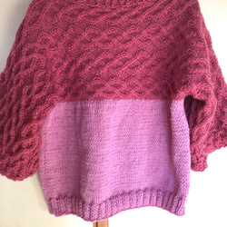手編みセーター 1枚目の画像