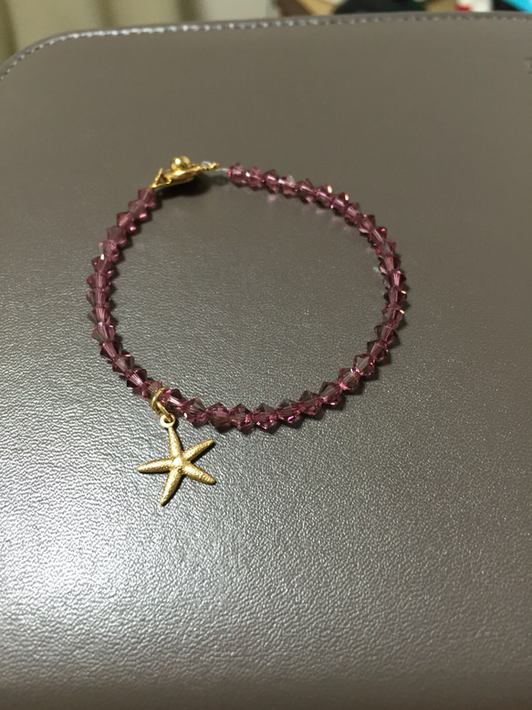 1点物 Hitode Charm x Swalovski Bracelet 1枚目の画像