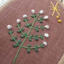 刺繍フレーム(大)＊star tree 3枚目の画像