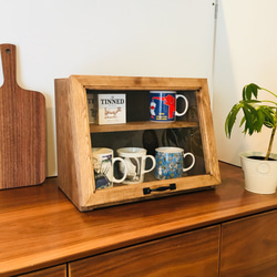 家具職人が作るレトロなブレッドケース　ホワイトオーク 家具職人が作るレトロなブレッドケース ホワイトオーク