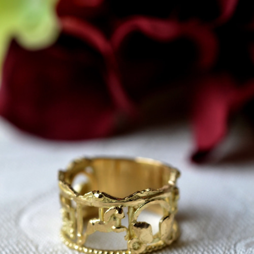 再販)フランスで見つけたかわいいもの♫メリーゴーランドの18金リング