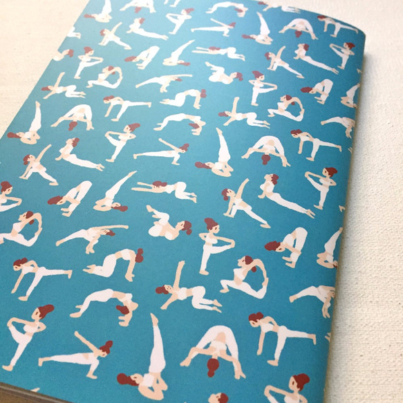 瑜珈筆記本 土耳其藍 Yoga notebook 第4張的照片