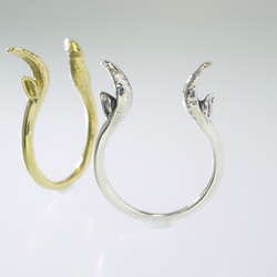 Morph The GOAT シルバー製 ヤギのヌードリング 3枚目の画像