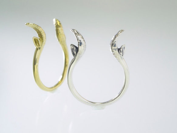 Morph The GOAT シルバー製 ヤギのヌードリング 3枚目の画像