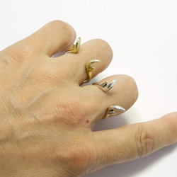 Morph The GOAT シルバー製 ヤギのヌードリング 4枚目の画像