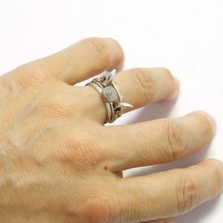 Morph The GOAT シルバー製 ヤギのヌードリング 5枚目の画像