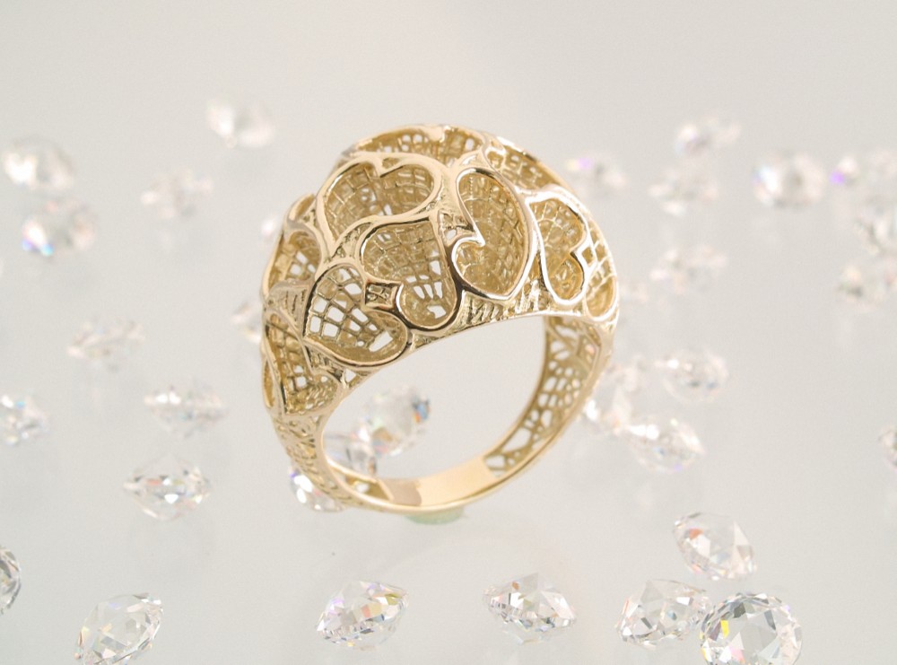 inGod jewels LoveRing 『セブンティーン ハート』18金イエローゴールド