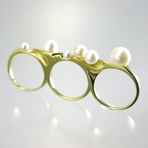 11D694/アンブッシュ/ナックルリング/指輪/リング/ジルコニア/SV925 11D694/アンブッシュ/ナックルリング/指輪/リング/ジルコニア/SV925