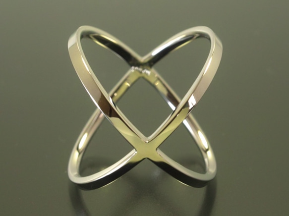 X(クロス) LOVE Ring『KISS』シルバー925 2枚目の画像