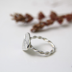 【妳最珍貴】鑽石戒指 / 純銀戒指 / 麻花戒指 / Sterling Silver Diamond 第2張的照片