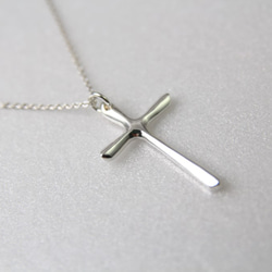 【純粹-小】十字架項鍊 / 純銀項鍊 / Sterling Silver Necklace / Cross 第1張的照片