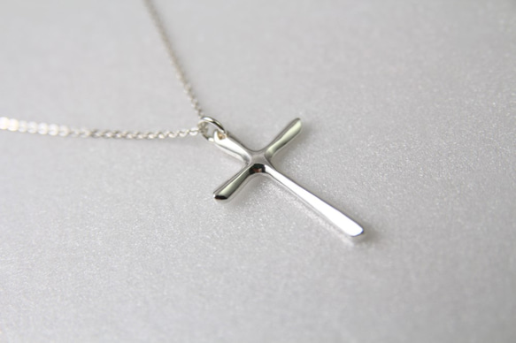 【純粹-小】十字架項鍊 / 純銀項鍊 / Sterling Silver Necklace / Cross 第1張的照片