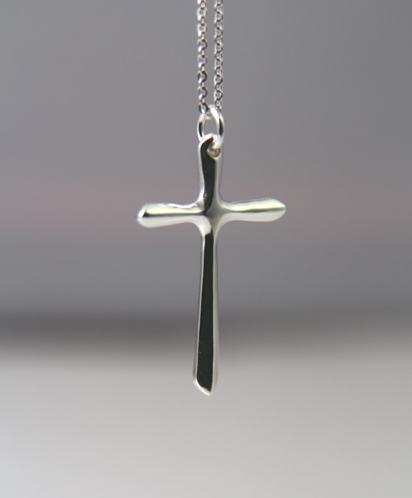 【純粹-小】十字架項鍊 / 純銀項鍊 / Sterling Silver Necklace / Cross 第4張的照片