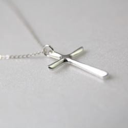 【純粹-小】十字架項鍊 / 純銀項鍊 / Sterling Silver Necklace / Cross 第2張的照片