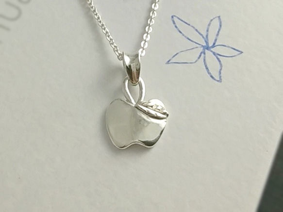 【小蘋果好平安】蘋果項鍊 / 純銀項鍊 / Sterling Silver Necklace / Apple 第1張的照片