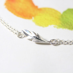 【羽葉】純銀手鍊 / Sterling Silver Bracelet / Feather / Leaf 第2張的照片