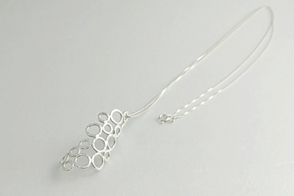 【圓】幾何原創 / 純銀項鍊 / 長鍊 / Sterling Silver Necklace / Circle 第5張的照片