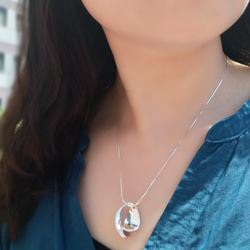 【愛與呵護】簡約款項鍊 / 純銀項鍊 / Sterling Silver Necklace / Love 第4張的照片