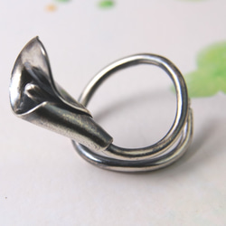 【我的小清新】海芋戒指 / 純銀戒指 / 活動戒圍 / Sterling Silver Calla 第2張的照片