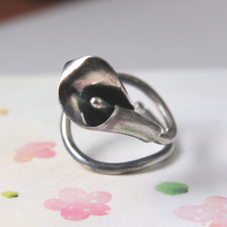 【我的小清新】海芋戒指 / 純銀戒指 / 活動戒圍 / Sterling Silver Calla 第1張的照片